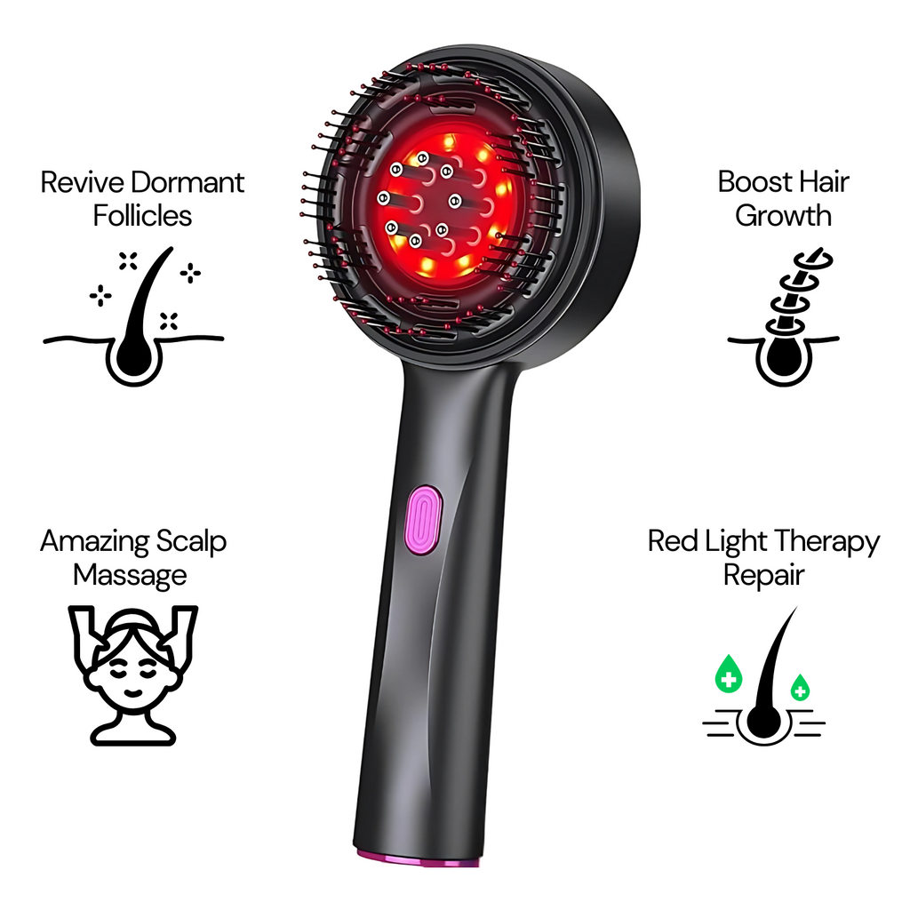 Red Light Hair Growth & Repair Brush